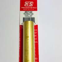 K&S 8144 BRASS ROUND TUBE 21/32 X .014