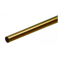 K&S 8164 SOLID BRASS ROD 1/8 (3.18MM)