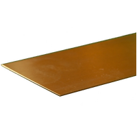 K&S 8239 BRASS STRIP 0.025INCH x 2INCH x 12INCH