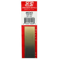 K&S 8243 BRASS STRIP .032 X 3/4 (.81MM X 19.05MM)