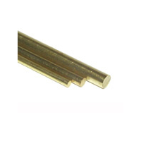 K&S 9865 3MM ROUND BRASS ROD 300MM LENGTHS 3 PIECES