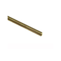 K&S 9887 BRASS CHANNEL (6.35MM) 1 PIECE