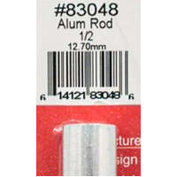 K&S 83048 ALUMINIUM ROD 1/2 (12.70MM)