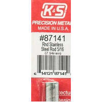 K&S 87141 ROUND STAINLESS STEEL ROD 5/16 (7.94MM)