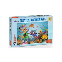 FUNBOX GREATEST BARRIER REEF 50CM X 35CM 200 PIECE JIGSAW PUZZLE