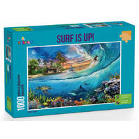 FUNBOX SURF IS UP! 1000PC 75CM X 52CM JIGSAW PUZZLE