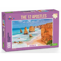 FUNBOX THE 12 APOSTLES AUSTRALIA 1000PC 75CM X 52CM JIGSAW PUZZLE