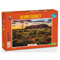 FUNBOX ULURU SUNSET AUSTRALIA 1000PC 75CM X 52CM JIGSAW PUZZLE