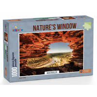 FUNBOX NATURES WINDOW AUSTRALIA 1000PC 75CM X 52CM JIGSAW PUZZLE