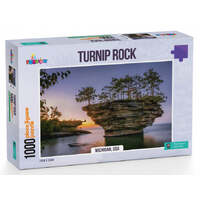 FUNBOX TURNIP ROCK MICHIGAN USA 1000PC 75CM X 52CM JIGSAW PUZZLE