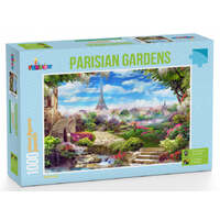 FUNBOX PARISIAN GARDENS 1000PC 75CM X 52CM JIGSAW PUZZLE