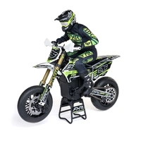 LOSI PROMOTO-SM 1/4 SCALE SUPER MOTO MOTORCYCLE FXR WHITE READY TO RUN BASIC REQUIRES BATTERY AND CHARGER LOS-2272