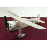 DUMAS 201 MISTER MULLIGAN WALNUT SCALE 17.5 INCH WINGSPAN RUBBER BAND POWERED WOODEN AIRCRAFT