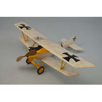 DUMAS 243 PFALZ D3 18INCH WINGSPAN RUBBER POWERED WOODEN FLYING MODEL PLANE