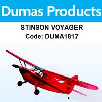 DUMAS 1817 STINSON VOYAGER 40 INCH WINGSPAN ELECTRIC RC BALSA WOOD KIT