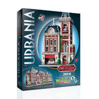 WREBBIT 3D PUZZLE URBANIA COLLECTION - CASERNE DE POMPIERS FIRE STATION ESTACCION DE BOMBEROS JIGSAW PUZZLE 285PC