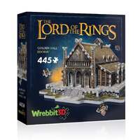 WREBBIT 3D PUZZLE LORD OF THE RINGS - GOLDEN HALL EDORAS  JIGSAW PUZZLE 445PC