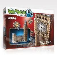 WREBBIT 02002 BIG BEN AND PARLIAMENT 890PC 3D JIGSAW PUZZLE