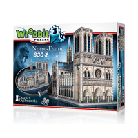 WREBBIT CASTLE AND CATHEDRALS 02020 NOTRE DAME 830PC 3D JIGSAW PUZZLE