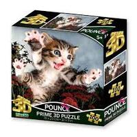 PRIME 3D 13568 POUNCE KITTEN 100PC JIGSAW PUZZLE