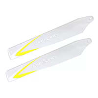 OMP HOBBY OSHM1037 125MM MAIN BLADES YELLOW SOFT BLADES FOR OMP M1