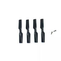 OMP HOBBY M2 OSHM2038 TAIL BLADE SET BLACK (4 PCS)