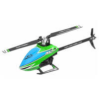 OMPHOBBY M2 EXPLORE DIRECT DRIVE DUAL BRUSHLESS SUPERIOR 3D PERFORMANCE HELICOPTER 400MM DIAMETER MAIN ROTOR BNF - GREEN