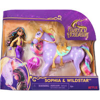 UNICORN ACADEMY SOPHIA AND WILDSTAR SMALL DOLL AND UNICORN FIGURE