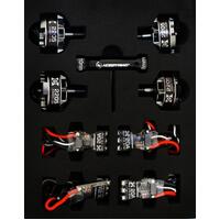 HOBBYWING HW38040013 XROTOR PWR SYSTEM G MOTORS AND ESC 2600KV FPV COMBO DESIGNED FOR DRONE RACING RELIABLE HIGH RESPONSE BRUSHLESS SYSTEM BLHELI/ONES