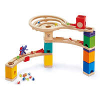 HAPE QUADRILLA MARBLE RUN CONSTRUCTION RACE TO THE FINISH - STEAM