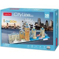 CUBICFUN CITYLINE MC253H LONDON 3D PUZZLE 107 PIECES