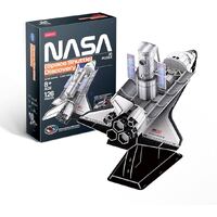 CUBICFUN DS1057H NASA SPACE SHUTTLE DISCOVERY 126 PIECE 3D CARD PUZZLE