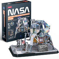 CUBICFUN DS1058H NASA APOLLO 11 LUNAR MODULE EAGLE 3D PUZZLE 93 PIECES