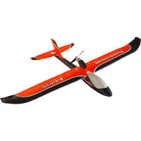 JOYSWAY 6108V2O HUNTSMAN V2 ORANGE 1100MM RC GLIDER BRUSHLESS 7.4V 1200mAH LIPO BATTERY J4C14 MODE 2 RADIO RTF