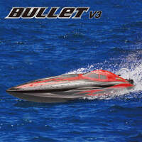 JOYSWAY 8301V3 BULLET V3 REMOTE CONTROL BOAT 2.4GHZ RTR WITH 2 X 7.4V 4000MAH 35C LIPO BATTERY AND BALANCE CHARGER