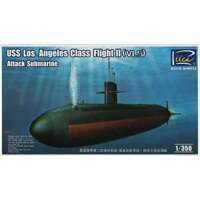 RIICH MODELS RN28006 1/350 USS LOS ANGELES CLASS FLIGHT II - VLS  ATTACK SUBMARINE PLASTIC MODEL KIT