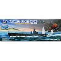 RIICH MODELS RS20001 1/200 USS GATO SS-212 1942  UNITED STATES NAVY WW2 FLEET SUBMARINE W/OS2U-3 KINGFISHER PLASTIC MODEL KIT