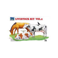 RIICH MODELS RV35015 1/35 LIVESTOCK SET VOL.2 PLASTIC MODEL KIT