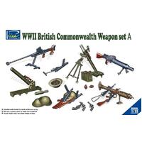 RIICH MODELS RE30010 1/35 WW2 BRITISH COMMONWEALTH WEAPON SET A PLASTIC MODEL KIT