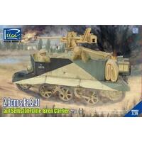 RIICH MODELS RV35031 1/35 GERMAN 2.8CM S.PZ.B.41 AUF SELBSFAHRLFETTE BREN CARRIER 731E PLASTIC MODEL KIT