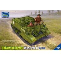 RIICH MODEL RV35036 1/35 UNIVERSAL CARRIER WASP MK.II WITH CREW PLASTIC MODEL KIT