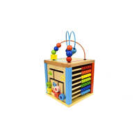 TOOKY TOY WOODEN 5 IN 1 PLAY CUBE CENTRE 2PC