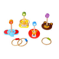 TOOKY TOY WOODEN RING TOSS