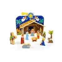 TOOKY TOYS NATIVITY SCENE 17PC