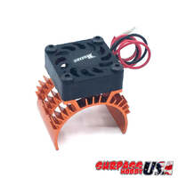 SURPASS HOBBY 60 X 30 X 40 ORANGE AND BLACK FAN FOR 1/10 MOTOR ORANGE