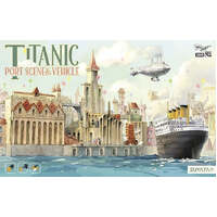 SUYATA SL-002 TITANIC PORT SCENE AND VEHICLE PLASTIC MODEL KIT