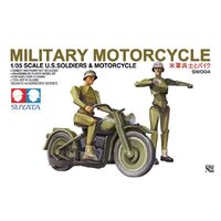 SUYATA SW-004 MILITARY MOTORCYCLE PLASTIC MODEL KIT