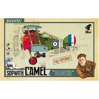 SUYAYA SK002 SKY KNIGHT SOPWITH CAMEL AND BROWNIE WITH FULL INTERIOR PLASTIC MODEL KIT