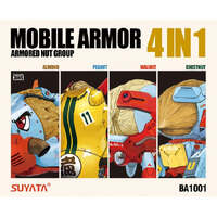 SUYATA BA1001 MOBILE ARMOR - ARMOURED NUT GROUP 4 IN 1 PLASTIC MODEL KIT