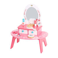 TOOKY TOY WOODEN MY PINK DRESSER 16PC